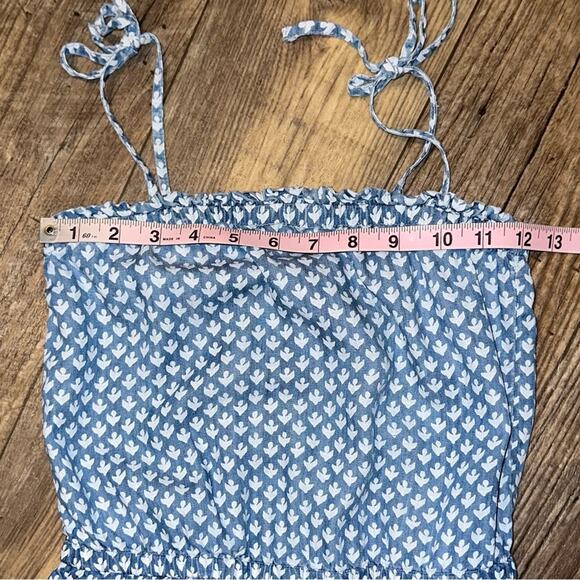 Vineyard Vines Girls Gustavia Block Print Romper Size Medium - Picture 11 of 15